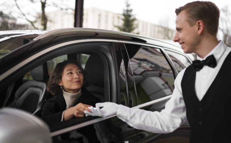 side-view-woman-with-car